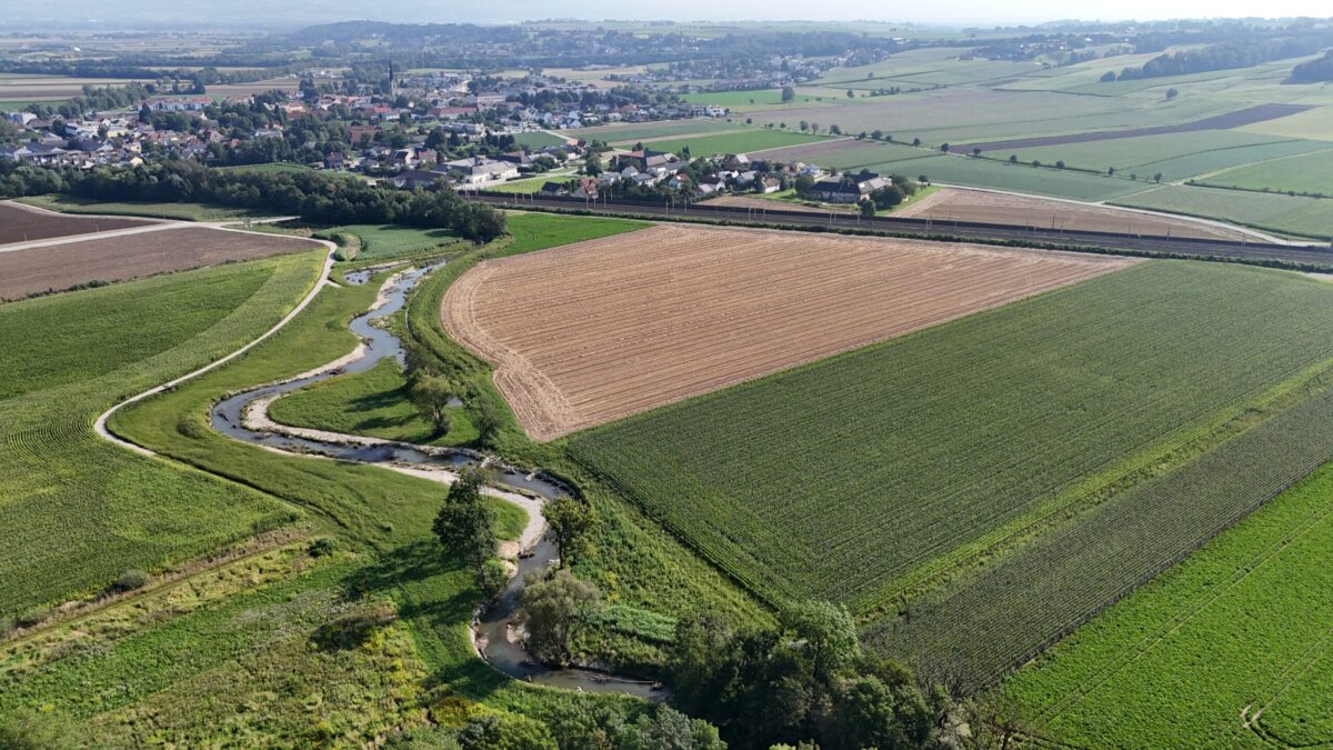 Renaturierung Erlabach bei St. Valentin