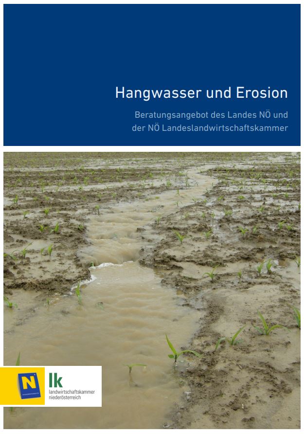 Cover des Folders: Hangwasser und Erosion