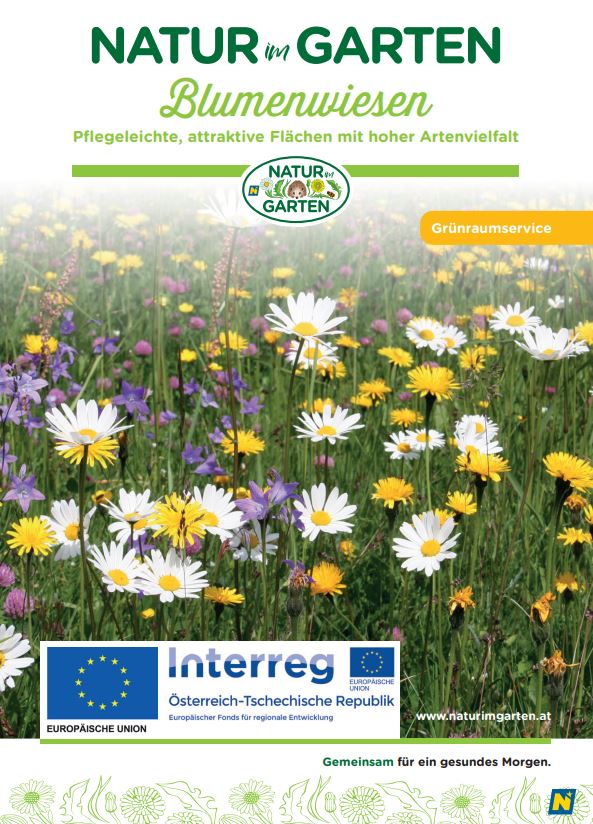 Cover der Broschüre von Natur im Garten - Blumenwiesen