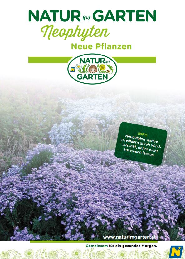 Cover des Infoblattes "Neophyten" von Natur im Garten