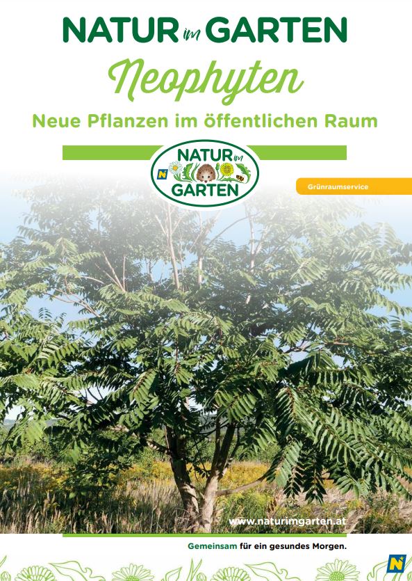Cover der Broschüre "Neophyten" von Natur im Garten