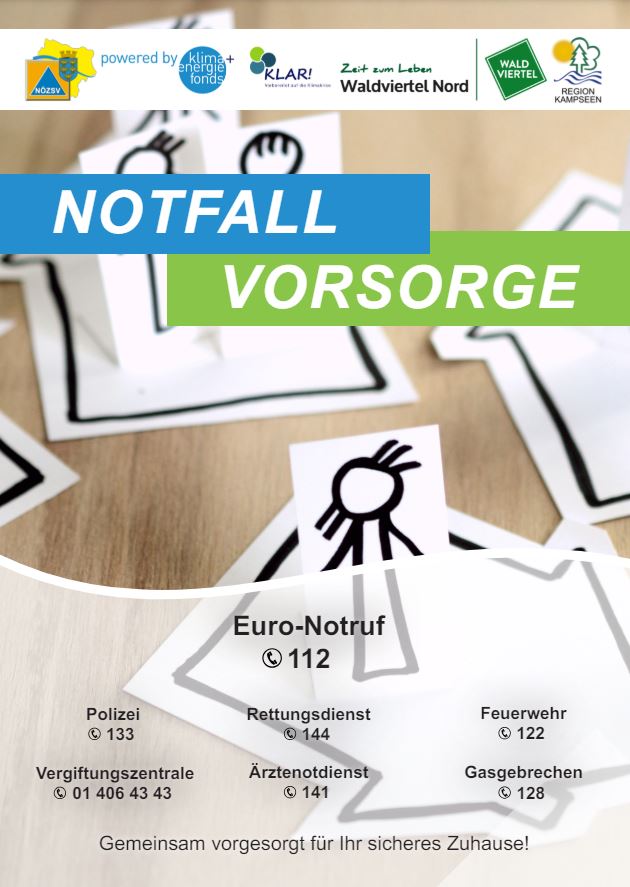 Cover der Broschüre Notfallvorsorge