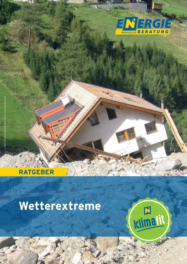 Cover des Ratgeber der eNu "Wetterextreme"