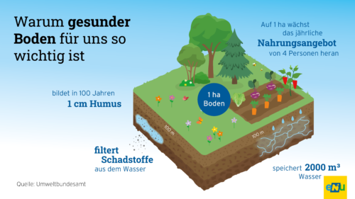 Lebendiger Boden erfüllt viele weitere Zwecke als Lebensmittelproduktion.